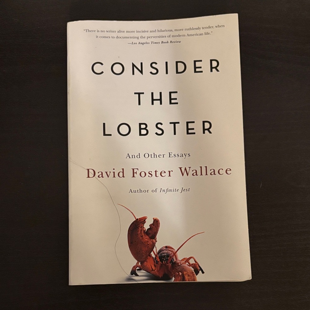 Consider the Lobster by David Foster Wallace - White Cover